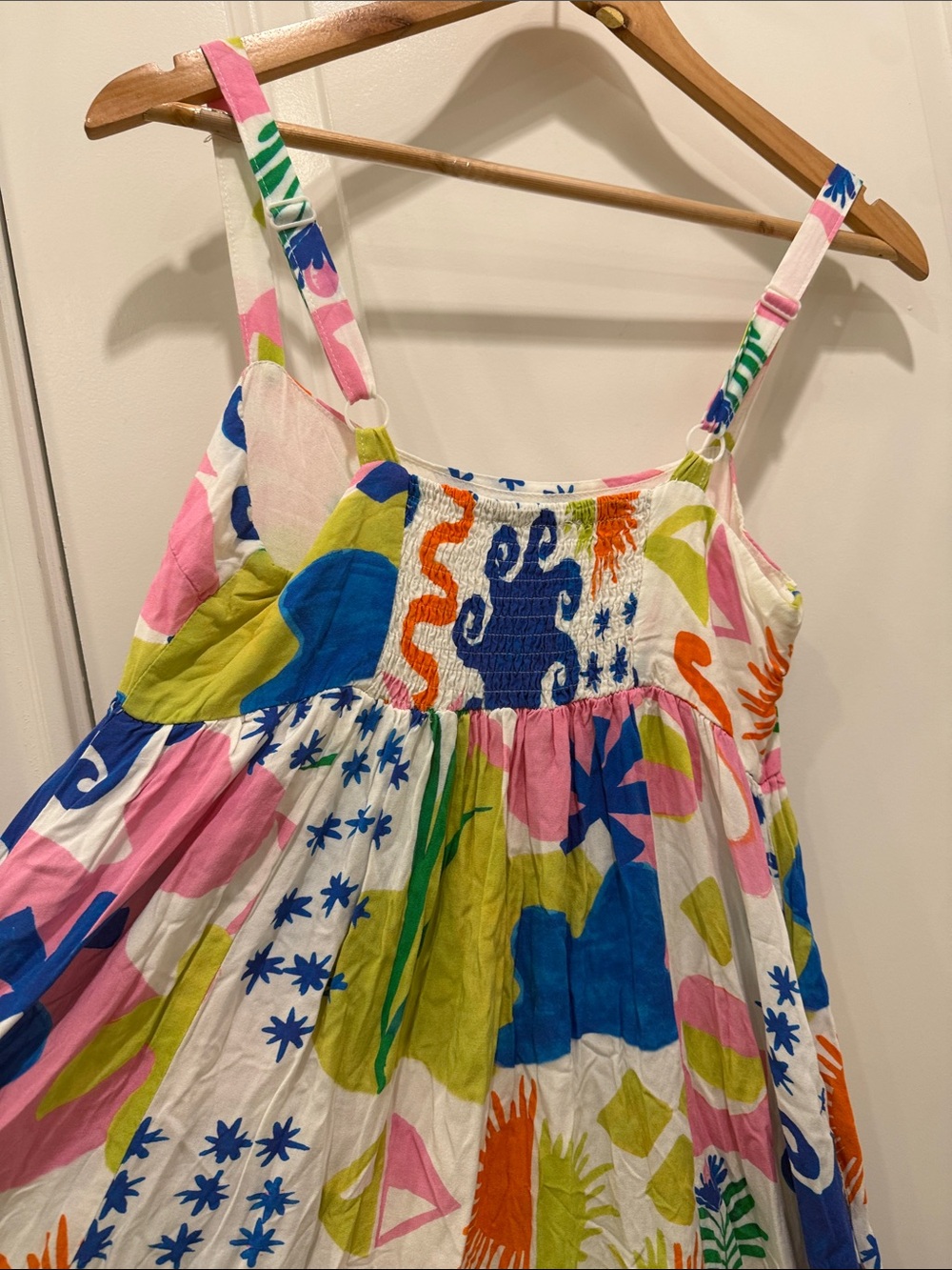 Floral Print Maxi Dress - Pink Multi - Picture 6 of 9